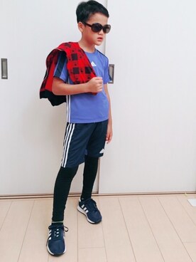 「キッスコーデ」｜「アイテム（その他）」を使った、Hon♡ruさん（キッズ・134cm）の秋コーディネート