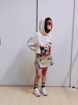 「キュロット」｜「アイテム（その他）」を使った、Hon♡ruさん（キッズ・125cm）の夏コーディネート