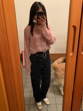 「ラブアンドピース2020」｜「アイテム（バレエシューズ）」を使った、Chisato さん（レディース・153cm）の秋コーディネート