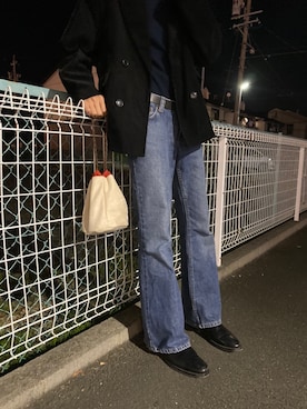 「Sinfu（シンフ）のアイテム」を使った、R.さん（メンズ・172cm）の秋コーディネート