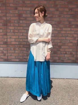 「BCSTOCK」｜「アイテム（パンツ）」を使った、chrさん（レディース・165cm）の春コーディネート