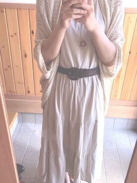 「アイテム（ワンピース/ドレス）」を使った、SARIさん（レディース・163cm・10代）の夏コーディネート