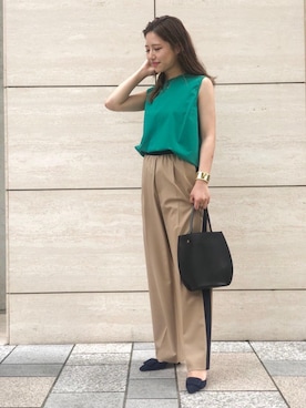 大田 真穂さん（レディース・158cm）の夏コーディネート