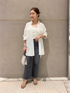 大田 真穂さん（レディース・158cm）の夏コーディネート