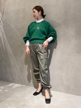 大田 真穂さん(レディース・158cm)の冬コーディネート
