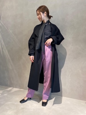 大田 真穂さん（レディース・158cm）の冬コーディネート