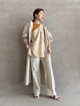 大田 真穂さん(レディース・158cm)の春コーディネート