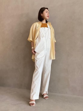 大田 真穂さん（レディース・158cm）の春コーディネート