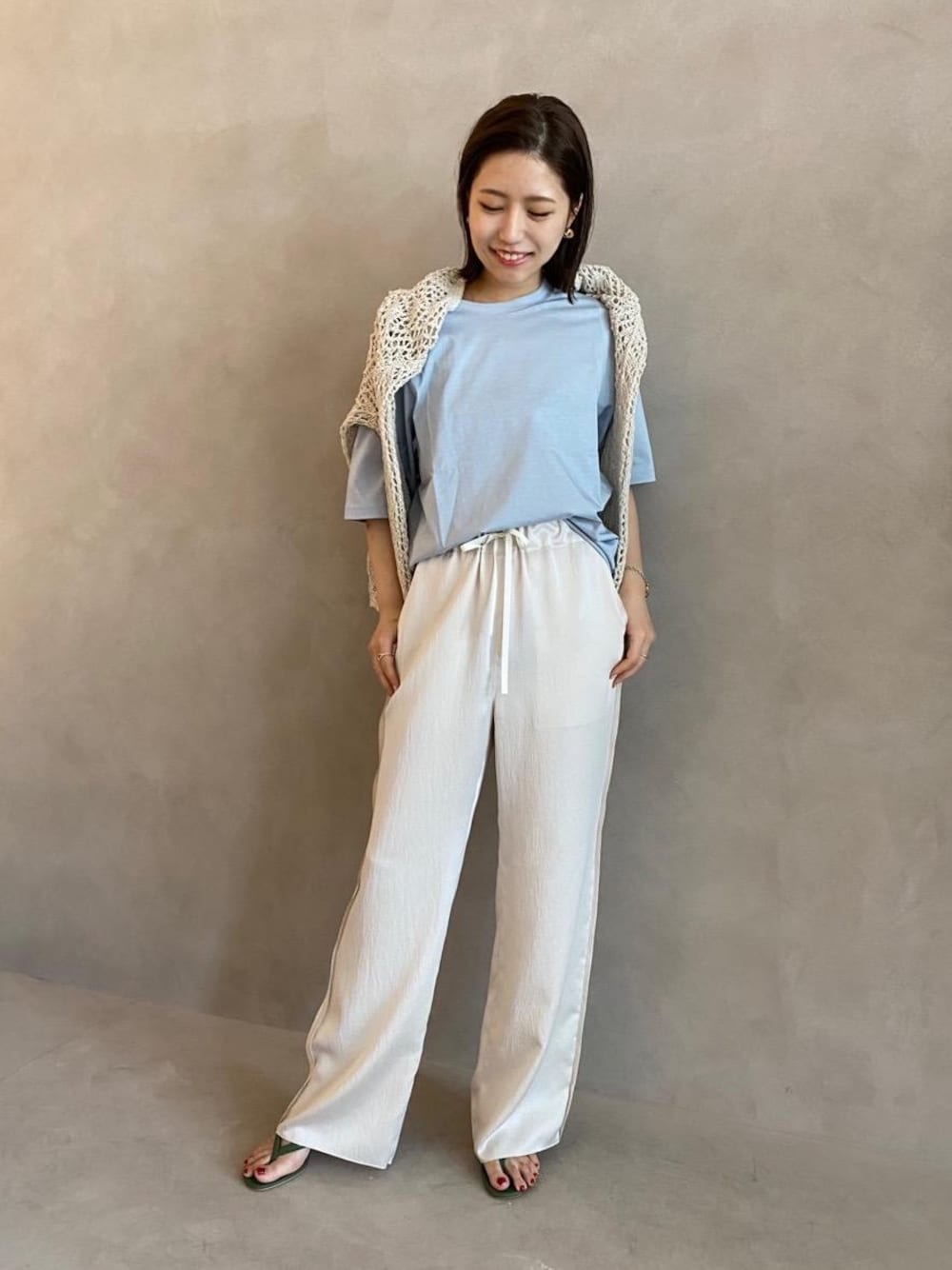 aewen matoph OPENWORK ロングスリーブ ニット AEWEN MATOPH（イウエン マトフ）の「＜AEWEN MATOPH（イウエン マトフ