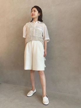 大田 真穂さん（レディース・158cm）の春コーディネート