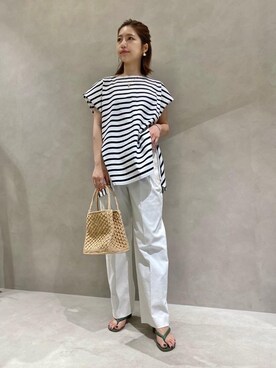 大田 真穂さん（レディース・158cm）の夏コーディネート