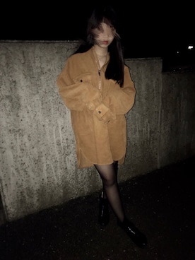 「アイテム（タイツ/ストッキング）」を使った、てん坊さん（レディース・155cm・10代）の秋コーディネート