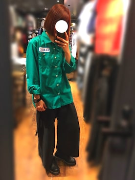 「GIORDANO」｜ばななさん（レディース・159cm）の春コーディネート