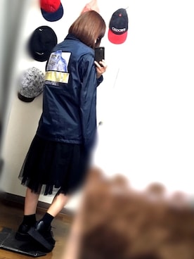 「GIORDANO」｜ばななさん（レディース・159cm）の春コーディネート