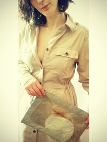 VINTAGE | vintage  faux leather clutch on sale in my etsy closet.(クラッチバッグ)