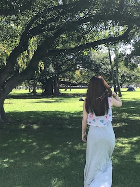 「アイテム（ドレス、グレー系）」を使った、ariii10gさん（レディース・158cm）の春コーディネート