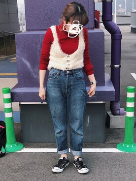 「ファーベスト」｜「アイテム（アナログ腕時計）」を使った、さ。さん（レディース・147cm）の秋コーディネート