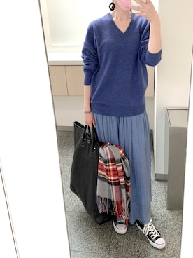 「ヤングアンドオルセン」｜「アイテム（バッグ）」を使った、taroさん（レディース・157cm）の秋コーディネート