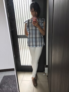 小林亜里紗さん（レディース・160cm）の夏コーディネート