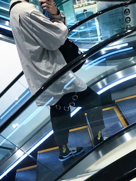 「モード系」｜「アイテム（財布/小物）」を使った、Uさん（メンズ・177cm）の秋コーディネート