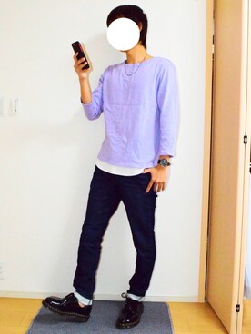 「ダニエルウェリントン」｜「アイテム（その他シューズ）」を使った、はやくんさん（メンズ・170cm）の冬コーディネート