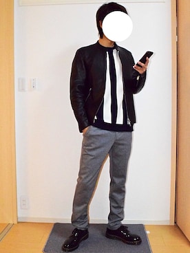 はやくんさん（メンズ・170cm）の冬コーディネート