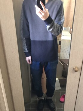 「Folk(フォーク)のアイテム」を使った、ほりさん(メンズ・166cm)の冬コーディネート