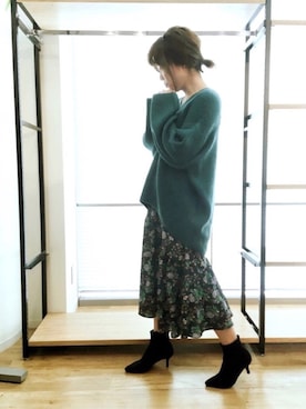 kahoさん（レディース・156cm）の冬コーディネート