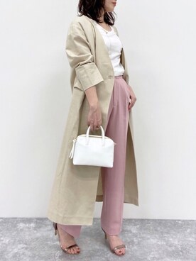 「アパートバイローリーズ」｜「アイテム（その他アウター）」を使った、kahoさん（レディース・156cm）の冬コーディネート