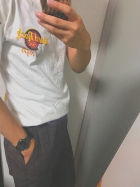「Hard rock cafe」｜希さん（メンズ・170cm）の秋コーディネート