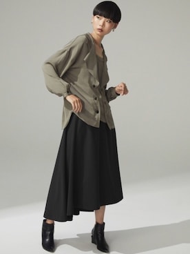 「CIROI（シロイ）のアイテム」を使った、CIROIさん（レディース・170cm）の秋コーディネート