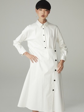 「アイテム（シャツワンピース）」を使った、CIROIさん（レディース・170cm）の秋コーディネート