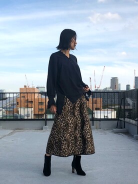 「CIROI（シロイ）のアイテム」を使った、CIROIさん（レディース・162cm）の秋コーディネート