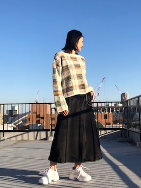 「CIROI（シロイ）のアイテム」を使った、CIROIさん（レディース・162cm）の秋コーディネート