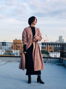 「CIROI（シロイ）のアイテム」を使った、CIROIさん（レディース・163cm）の冬コーディネート