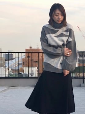 「CIROI（シロイ）のアイテム」を使った、CIROIさん（レディース・154cm）の冬コーディネート