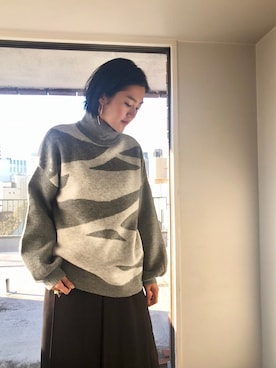 「CIROI（シロイ）のアイテム」を使った、CIROIさん（レディース・162cm）の冬コーディネート