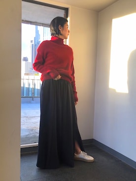 「CIROI（シロイ）のアイテム」を使った、CIROIさん（レディース・162cm）の冬コーディネート