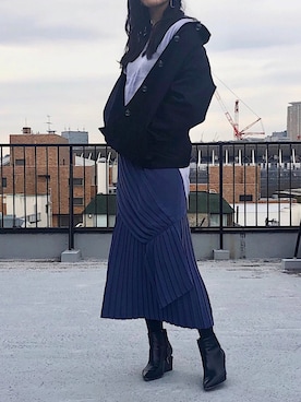 「CIROI（シロイ）のアイテム」を使った、CIROIさん（レディース・163cm）の冬コーディネート