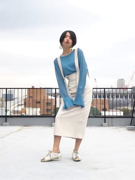 「プリーツ」｜CIROIさん（レディース・163cm）の冬コーディネート