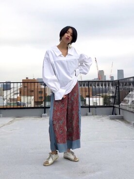 「CIROI（シロイ）のアイテム」を使った、CIROIさん（レディース・163cm）の冬コーディネート