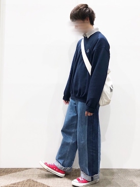 みんみんさん（メンズ・173cm）の春コーディネート