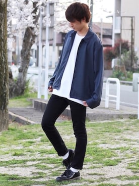 みんみんさん(メンズ・173cm)の春コーディネート