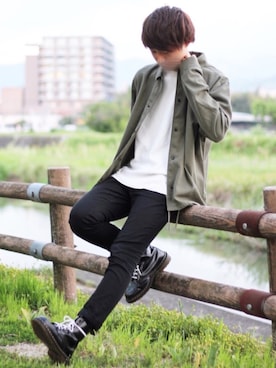 みんみんさん（メンズ・173cm）の春コーディネート