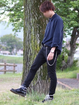 みんみんさん（メンズ・173cm）の春コーディネート