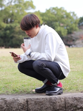 みんみんさん（メンズ・173cm）の冬コーディネート