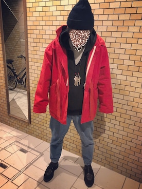 「CIPPY CRAZY HORSE（シピークレイジーホース）のアイテム」を使った、U.M.E.さん（メンズ・177cm）の秋コーディネート