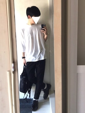 「G-SHOCK」｜「アイテム（ブーツ）」を使った、まーさんさん（メンズ・174cm）の夏コーディネート