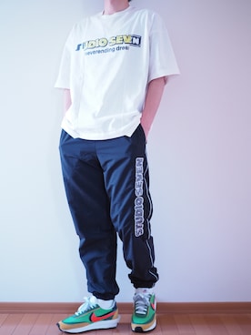 「STUDIO SEVEN（スタジオ セブン）のアイテム（パンツ）」を使った、Right-on  よしきさん（メンズ・175cm）の夏コーディネート