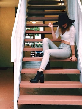 「pants」｜「アイテム（ブーティ）」を使った、whatsgoodjwoodさん（レディース・168cm）の夏コーディネート